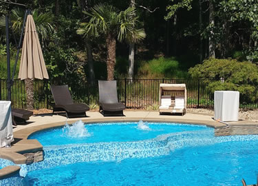 Rio Grande Fiberglass Pool Tanning Ledge Rio Grande Fiberglass Pool Tanning Ledge