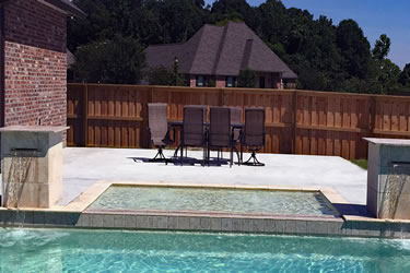 Rectangle Fiberglass Pool Tanning Ledge