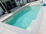 14' x 36' Beach Entry  Fiberglass Pool