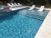 14' x 36' Beach Entry  Fiberglass Pool