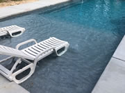14' x 36' Beach Entry  Fiberglass Pool