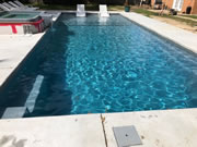 14' x 36' Beach Entry  Fiberglass Pool
