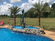 Cascade / Abacos Tanning Ledge Fiberglass Pool