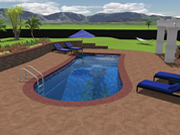 Caribbean Fiberglass Pool