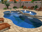 Cascade Fiberglass Pool