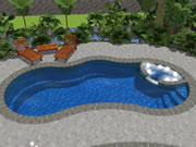 Cascade Fiberglass Pool