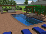 Monaco Bay Fiberglass Pool