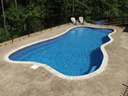 Paradise Bay Fiberglass Pool