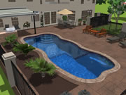 Tahiti Fiberglass Pool Tahiti Fiberglass Pool
